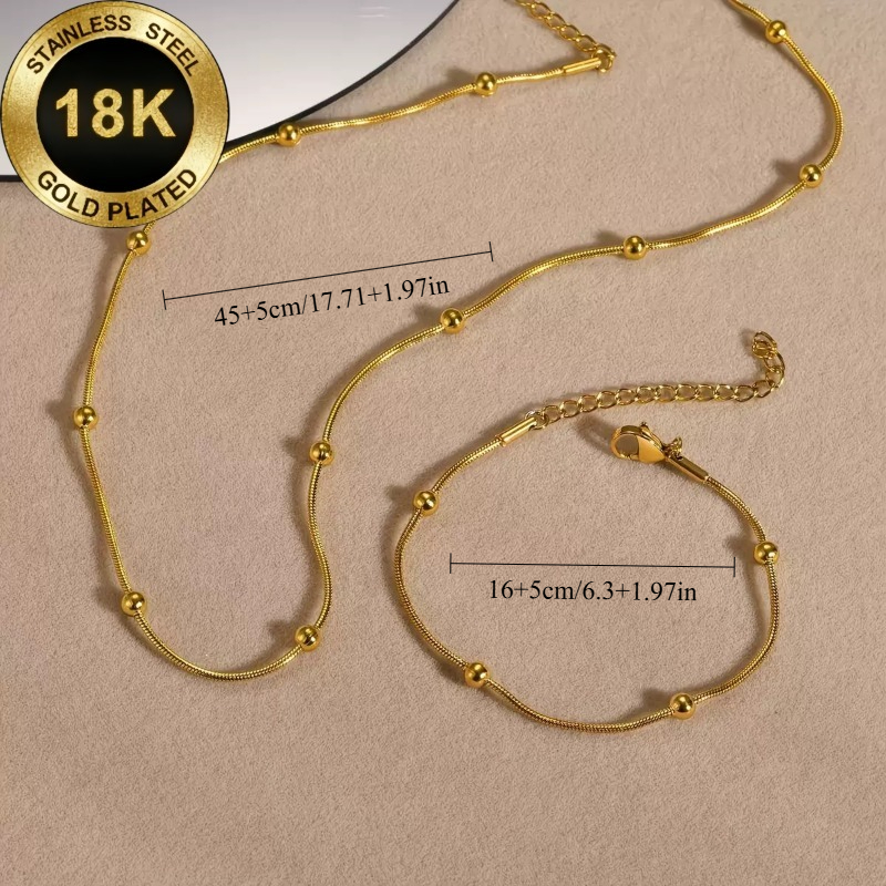 High-Quality Hypoallergenic Necklace and Bracelet Set